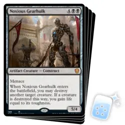 NOXIOUS GEARHULK X4 Commander 2021 Magic MTG MINT CARD - Image 1
