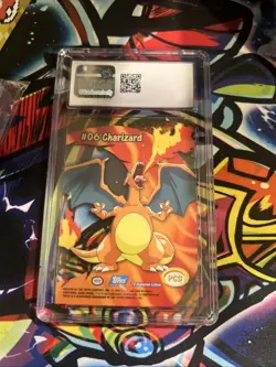 CGC 10 Charizard 06 PC3 2000 Topps Clear Card Pokemon - Image 2