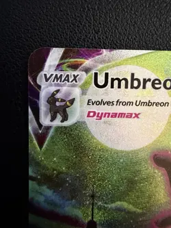 Pokemon TCG Umbreon VMAX Holo Secret Rare Card Evolving Skies 215/203 - Image 3