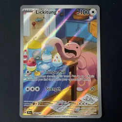 Pokemon Card TCG - Lickitung 180/162 Temporal Forces - Illustration Rare - NM - Image 1