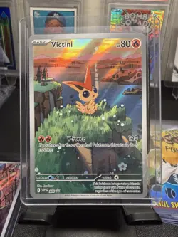 Victini 208 Sv: Scarlet & Violet Promo Cards Full Art Holo NM Condition - Image 1