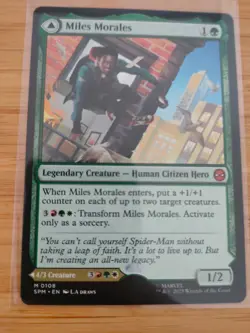 MTG Miles Morales Ultimate Spider-Man 0108 Spider-Man M/NM Free UK P&P - Image 1