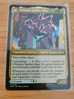 MTG Miles Morales Ultimate Spider-Man 0108 Spider-Man M/NM Free UK P&P - Image 2