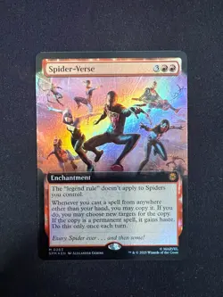 Spider-Verse (EXTENDED FOIL) Marvel Spider-Man - Magic (MTG) - Image 1