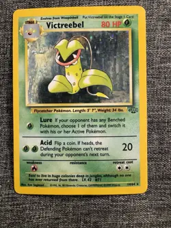 Pokemon TCG Victreebel Holo Rare Unlimited Card Jungle Edition 14/64 MP - Image 1