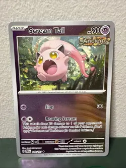 Pokemon TCG Prismatic Evolutions Reverse Holo Scream Tail 042/131 Uncommon - Image 1