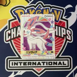 Sylveon No. 36 Pokemon Marumiya Seal Sticker Holo Japanese Nintendo - Image 1