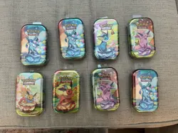 BRAND NEW-Sealed Pokemon TCG Prismatic Evolutions Mini Tins-Lot Of 8 - Image 1