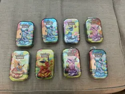 BRAND NEW-Sealed Pokemon TCG Prismatic Evolutions Mini Tins-Lot Of 8 - Image 2