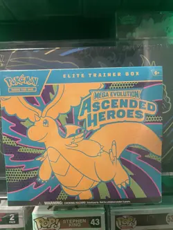 Pokemon Elite Trainer Box Mega Evolution—Ascended Heroes (2024, Sealed) - Image 1
