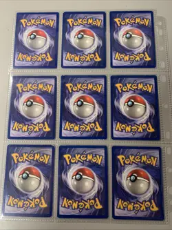 Pokemon TCG 1st Edition Jungle Non Holo Binder Page Lot - WOTC VTG 1999 LP/MP - Image 2