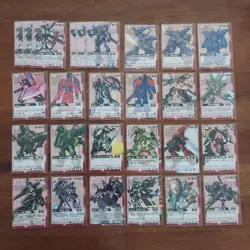 Gundam War Red Unit Gundam Guzah Giladoga 23 Cards Trading Card - Image 1