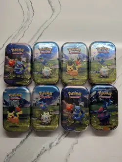 Pokemon Ascended Heroes Mini Tin Lot X8 Tcg Factory Sealed Mega Evolution 💎💎 - Image 1