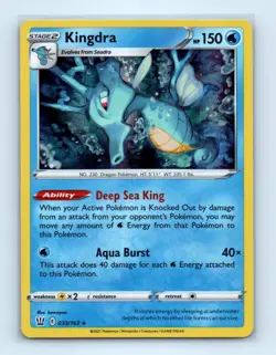 Pokemon tcg SWSH05: Battle Styles Kingdra Near Mint or Better - Image 1