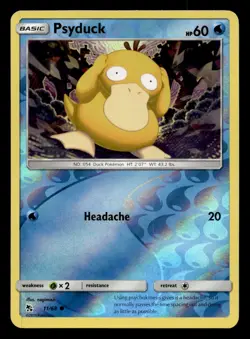Psyduck 11/68 Common Hidden Fates Reverse Holo Pokemon NM - Image 1