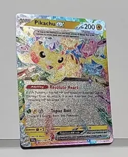 Pikachu ex 057/191 Double Rare Pokemon Surging Sparks 2024 - Image 1
