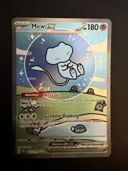 Pokemon TCG Mew EX 232/091 Sv: Paldean Fates Bubble Mew - Image 1