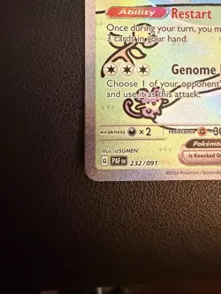 Pokemon TCG Mew EX 232/091 Sv: Paldean Fates Bubble Mew - Image 2