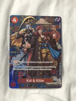 One Piece TCG EB01-003 Kid & Killer SP Alt Art Secret Rare English NM - Image 1