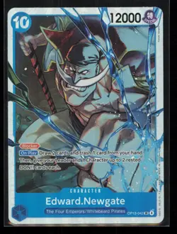 Edward.Newgate OP13-042 One Piece Carrying On His Will Super Rare Near Mint - Image 1