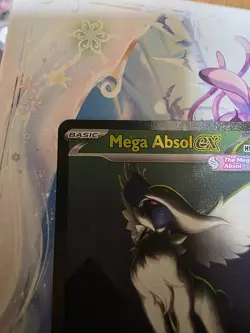 Pokemon Mega Absol EX Character Card MEG 180/132 Rare Full Art Holo Darkness - Image 3