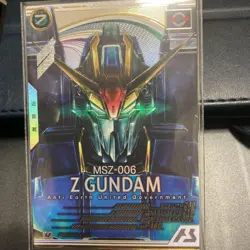 Gundam Arsenal Base Z Gundam Parallel Card Good Condition Shipping - Image 1