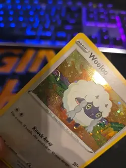 SWIRL - Wooloo - (Cosmos Holo) 222/264 Pokemon Card LP - Image 3