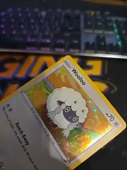 SWIRL - Wooloo - (Cosmos Holo) 222/264 Pokemon Card LP - Image 4