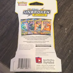 Pokemon Sun & Moon Unbroken Bonds Booster Pack English 10 Cards Reshiram - Image 2