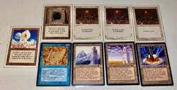 Magic The Gathering MTG Lot of 9 - Revised 4th Antiquities Homelands - Image 1