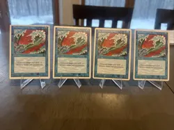 * Blue Elemental Blast x4 4th NM MTG Fourth Magic - Image 1