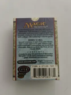 Magic The Gathering Mercadian Masques Rebels Call Deck NEW SEALED! - Image 2