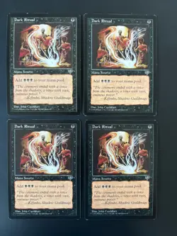 MTG Dark Ritual Mirage (Set of 4) Magic the Gathering - Image 1