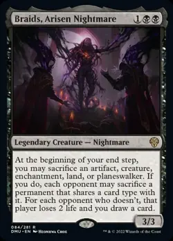 Braids, Arisen Nightmare [Dominaria United] Foil Near Mint - Image 1