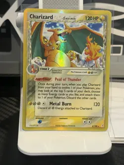 Charizard 4/100 Delta Species Crystal Guardians Rare Holo 2006 Pokemon Card - Image 1