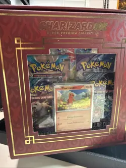 Pokemon TCG Charizard ex Super Premium Collection New Sealed - 10 Packs 1 Figure - Image 1