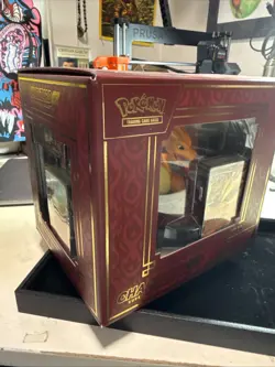 Pokemon TCG Charizard ex Super Premium Collection New Sealed - 10 Packs 1 Figure - Image 2