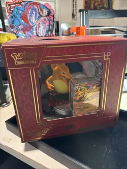 Pokemon TCG Charizard ex Super Premium Collection New Sealed - 10 Packs 1 Figure - Image 3