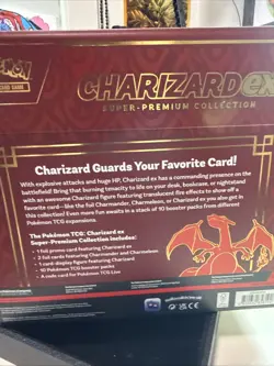 Pokemon TCG Charizard ex Super Premium Collection New Sealed - 10 Packs 1 Figure - Image 5