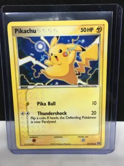 Pokemon TCG Pikachu Emerald Regular Common 60/106 2005 50 HP - Image 2