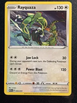 Rayquaza 014/015 - 2025 McDonalds Happy Meal Dragon Discovery Pokemon TCG - NM - Image 1