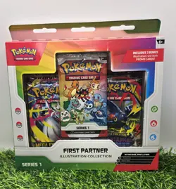 Pokemon First Partner Illustration Collection Series 1 Promo Booster Box - Image 1