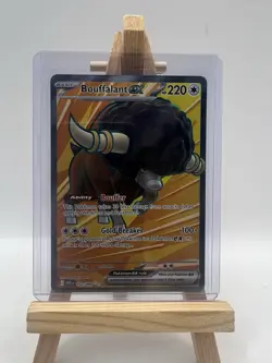 Bouffalant Ex - Ultra Rare - SV-10.5 White Flare - Pokemon TCG - 162/086 MINT - Image 1