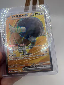 Bouffalant Ex - Ultra Rare - SV-10.5 White Flare - Pokemon TCG - 162/086 MINT - Image 3