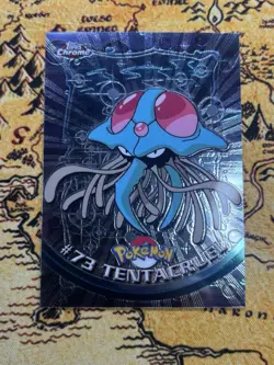 Pokemon 2000 Topps Chrome Pokemon Series 1 #73 Tentacruel Pokemon T.V. NM - Image 1