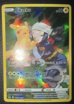 Pokemon Pikachu TG05/TG30 Ultra Rare Holo Swsh11: Lost Origin Trainer Gallery - Image 1
