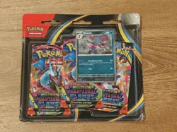 Pokemon TCG: Phantasmal Flames Weavile 3-Pack Blister Set - Image 1
