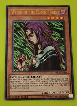 Yu-Gi-oh Witch of the Black Forest 1st Edition Ultra Rare BLLR-EN046 Nm - Image 1