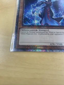 Yugioh - Silent Magician LV8 - Quarter Century Secret - 1st - MZTM-EN000 - NM - Image 2