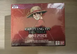 One Piece TCG OP-13 Booster Box Carrying On His Will English Factory Sealed New - Image 1
